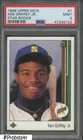 1989 Upper Deck Star Rookie #1 Ken Griffey Jr Mariners RC HOF PSA 9 MINT