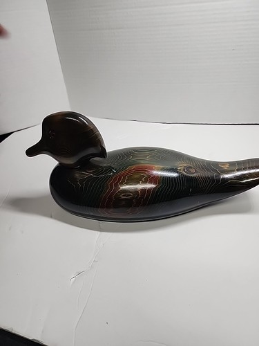 Valerie Bundy Ducks Unlimited Special Edition 1987-1988 Holz Figur Lockvogel braun - Bild 5 von 6