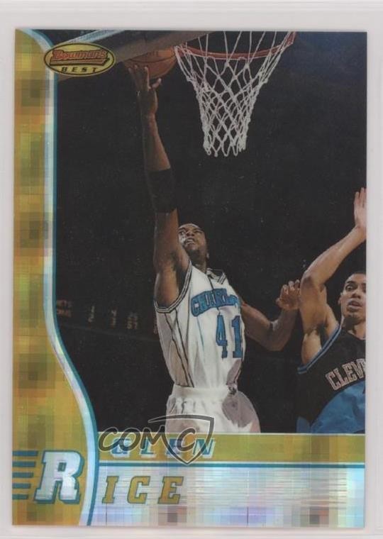 1996-97 Bowman's Best Atomic Refractor Glen Rice #2 1k7i
