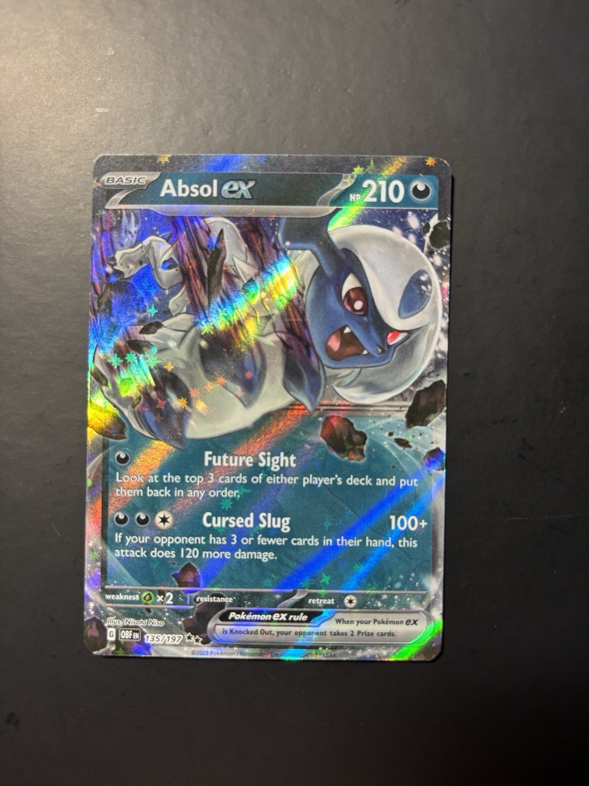 Absol ex - #135/197 SV03: Obsidian Flames Holofoil LP