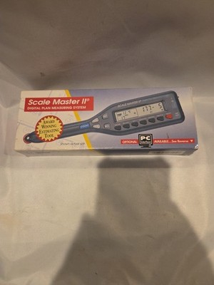 Scale Master II Digital Plan Measuring System With Case and Manual lightly used.