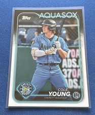 2024 Topps Pro Debut #PD-76 Cole Young Everett Aquasox