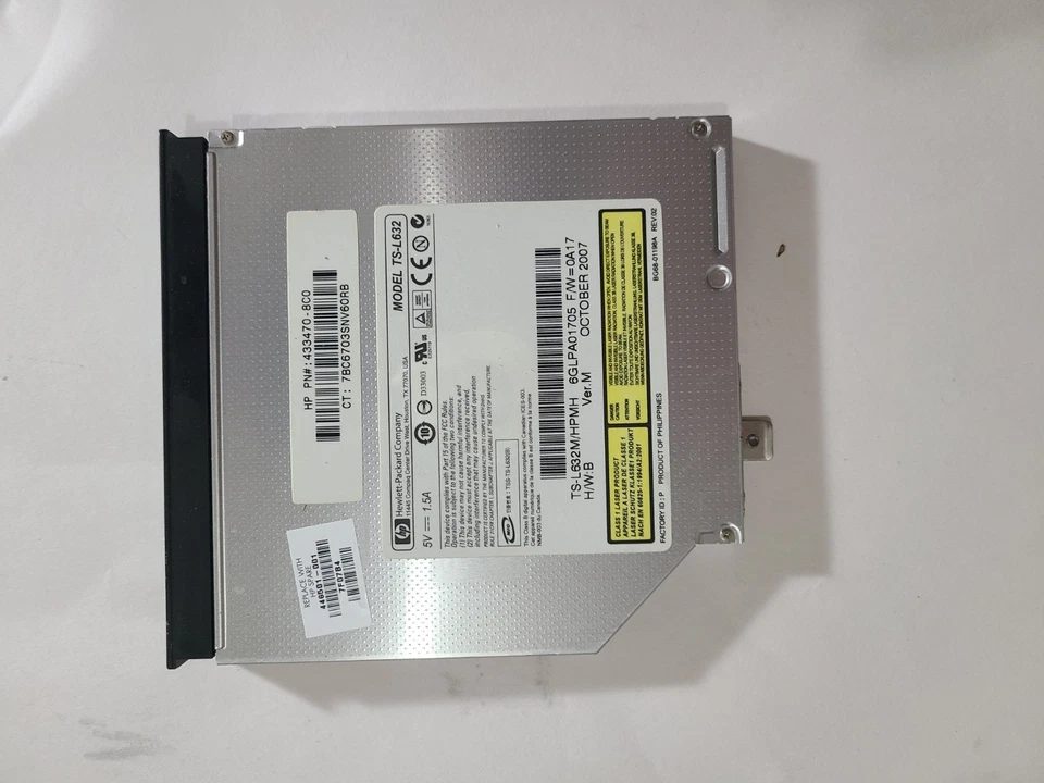 HP Pavilion DV6000 DV6500 CD-R CDRW Burner Writer DVD ROM Player Drive NEW - Image 2 of 3