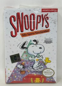 NES Nintendo - Snoopy's Silly Sports Spectacular - CIB Complete Partially Sealed