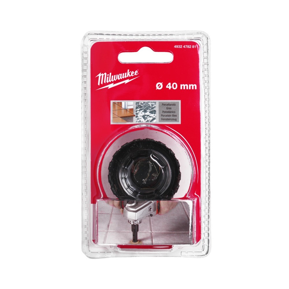 Fresa Diamantata Milwaukee 40mm M14 - Diamond Max 4932478281