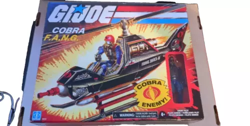 Hasbro GI Joe Retro Collection Cobra F.A.N.G. Copter & Pilot Exclusive Sealed