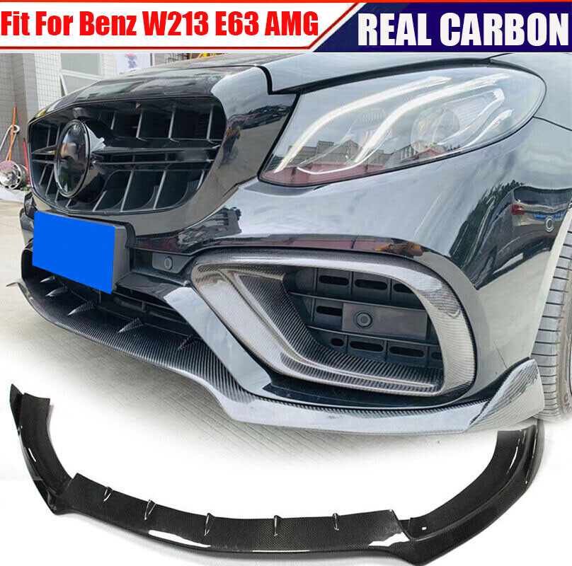 Fits Mercedes Benz W213 S213 E63 16-20 REAL Carbon Front Bumper