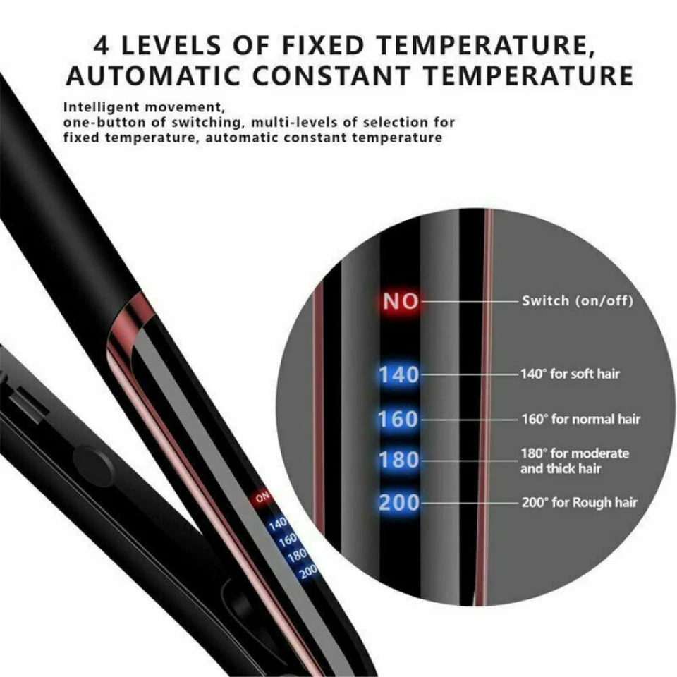 2in1 Profi Haarglätter Lockenstab Straightener Keramik Haarglätteisen Lockenwick - Bild 4 von 4