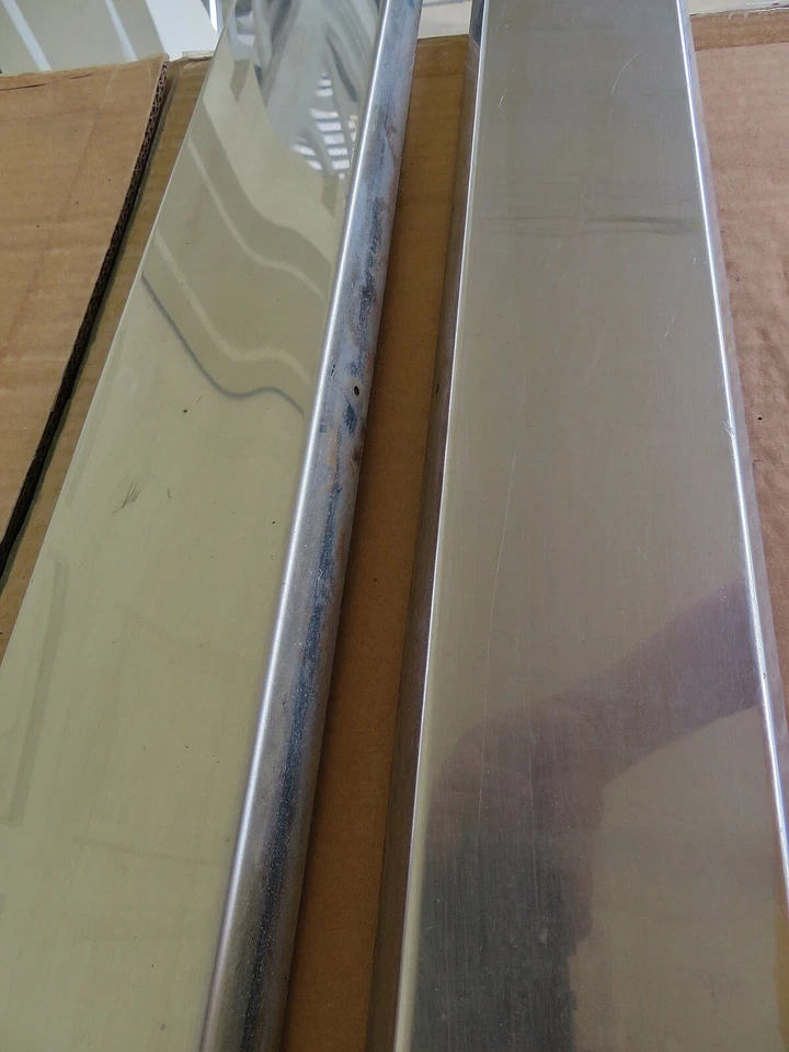 Jensen Interceptor 1974 OEM Mk III panel basculante de acero inoxidable moldeado buen estado Foto 4 de 4