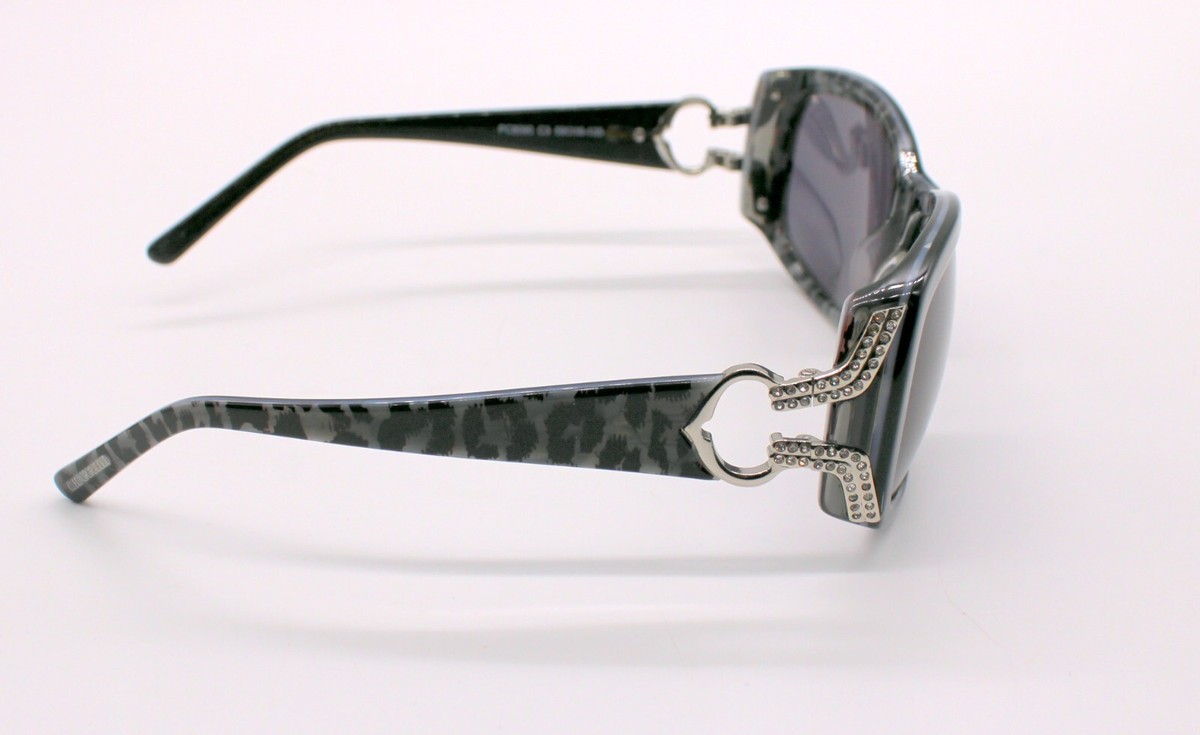 Charriol Designer Sunglasses in Black Leopard Frame & Grey  display picture 3