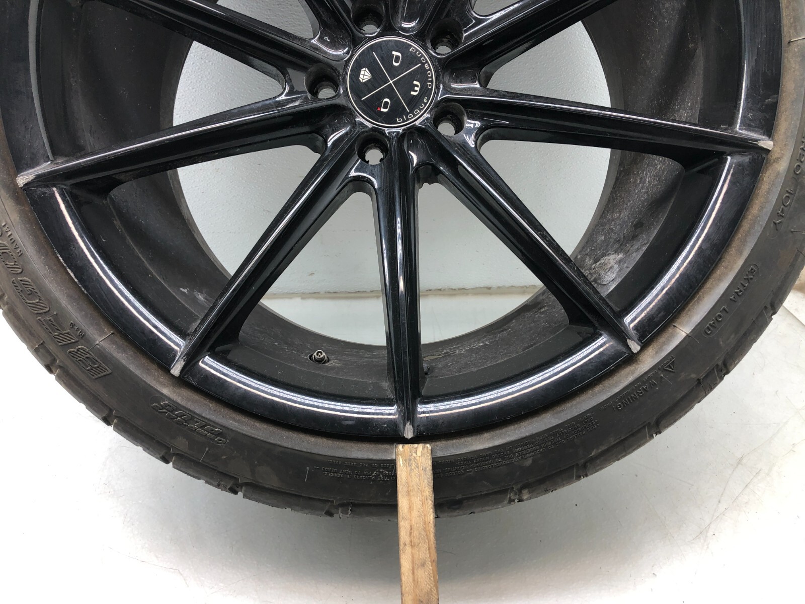 2014-2020 MASERATI GHIBLI S Q4 REAR WHEEL RIM TIRE 20" 20x11 OEM BLAQUE DIAMOND.