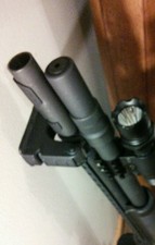 SHOTGUN VERTICAL WALL MOUNT Rack Storage HOME SECURITY PREPPER  SEE VIDEO 