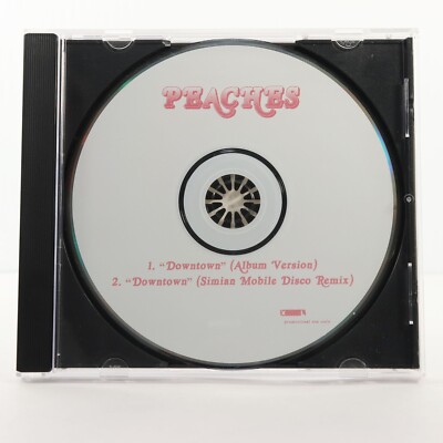 Peaches - Downtown - Promo CD Single, Simian Mobile Disco Remix, Album Version