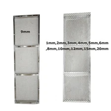 1mm-6mm,8mm,9mm,10mm,12mm,15mm,20mm Linear Screen Hole Sieve For JG30-75 Shaker