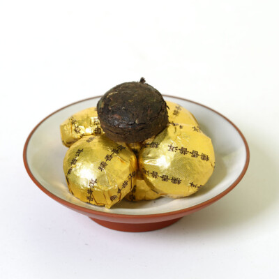 GOARTEA 2015 Year Sticky Glutinous Rice Puer Tee Pu'er Puerh Tea Mini Ripe Cake