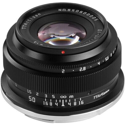 TTArtisan 50mm F2.0 Lens Full Frame Format Mount Nikon Z Camera Black (UK) BNIB - Image 2
