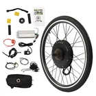 26" EBike Rear Wheel Electric Bicycle Motor 48V 1000W Cycling Hub Conversion Kit