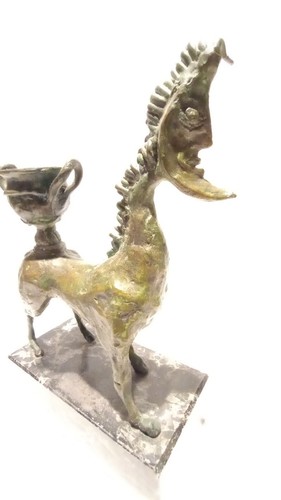 Daniel Albert Harris (Zev) (americano, 1914-1987), caballo de bronce sobre mármol - Imagen 5 de 18