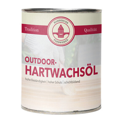 Outdoor Hartwachsöl Holzöl Außenbereich Holzschutzöl Terrassenöl Hartholzöl