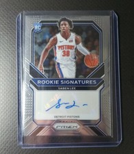 2020 Prizm Basketball Saben Lee Rookie Signatures Auto Pistons RC RS-SLE