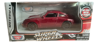 Motormax Porsche 911 Carrera Red 1:43 Scale 4 Inch Toy Car Diecast
