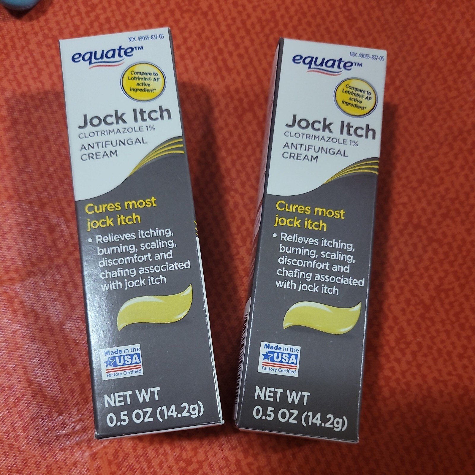 2 EQUATE JOCK ITCH, ATHLETES FOOT ANTI ITCH ANTIFUNGAL Cream 0.5oz Exp 01/2025 eBay