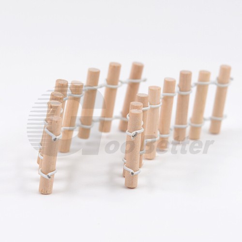 Miniature Wood Fence Mini Small Fence Fairy Garden Kit Fit For Succulents DIY - Picture 11 of 60