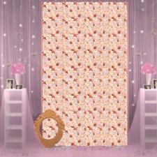 4pcs Artificial Flower Silk Rose Wall Panels Wedding Party Backdrop Wall Decor