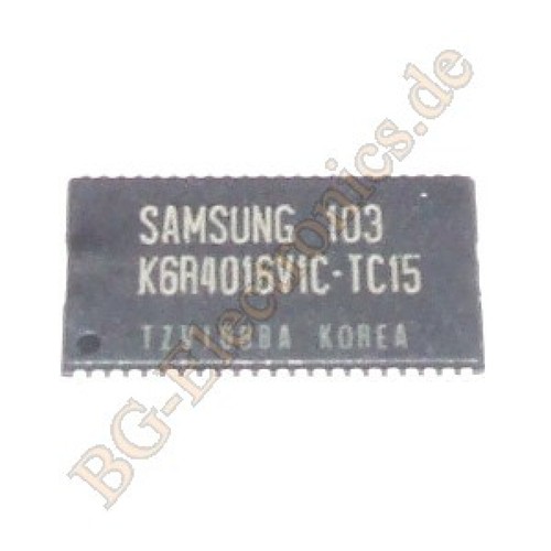 1 x K6R4016V1D-TC15 256K x 16 Bit High Speed Static RAM Samsung TSOP-44 ...