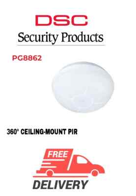 DSC Wireless 360° Deckenmontage PIR Detektor Neo PG8862