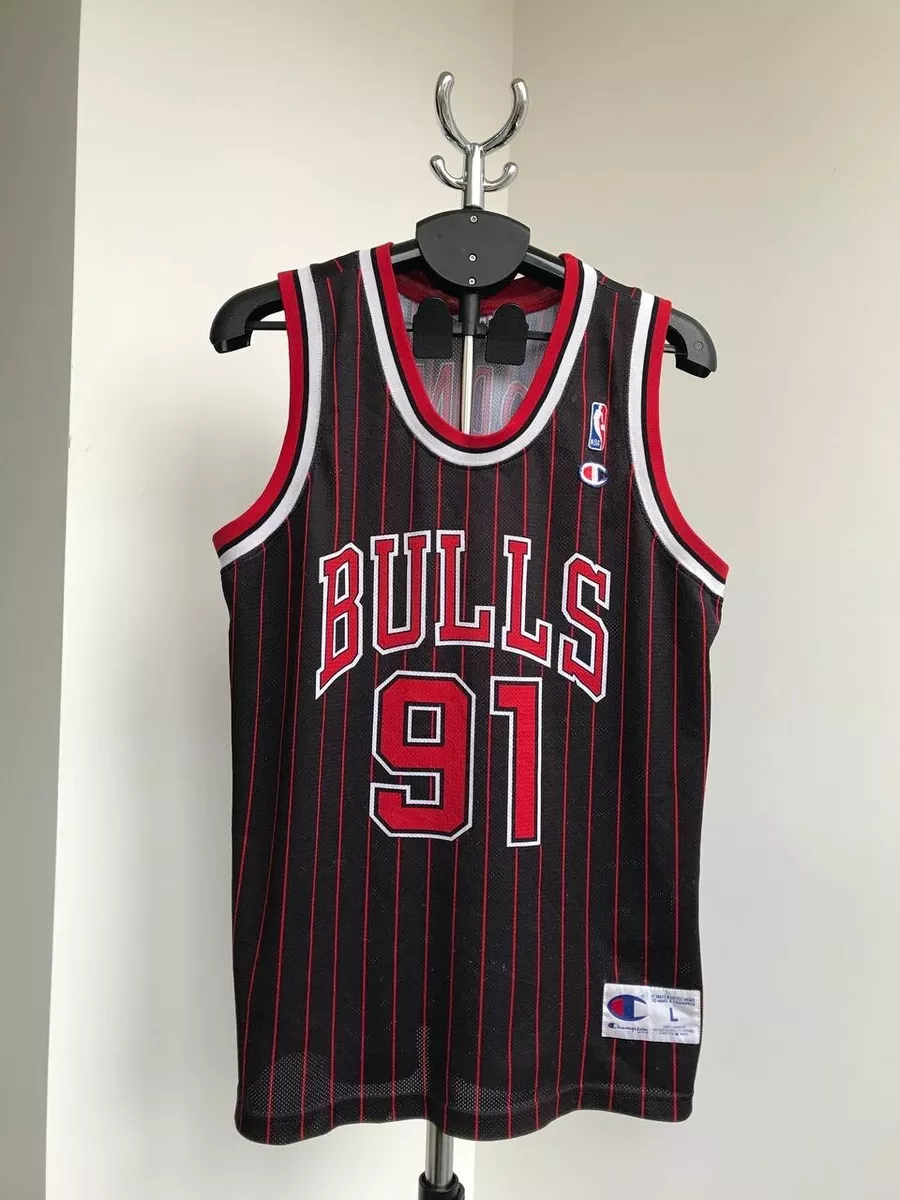 90's Dennis Rodman Chicago Bulls Champion Authentic NBA Jersey