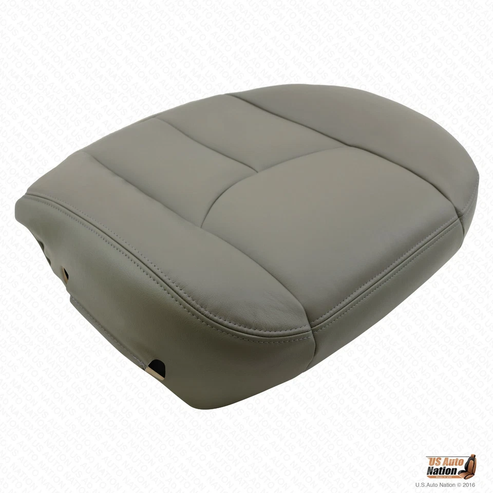 Cubierta de asiento inferior gris para pasajero Chevy Tahoe 2003 2004 2005 2006 cuero genuino Foto 3 de 4