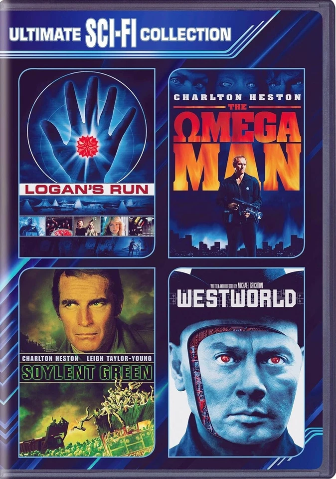LOGANS RUN / The OMEGA MAN / SOYLENT GREEN / WESTWORLD (Charlton Heston) New DVD - Image 1 of 1