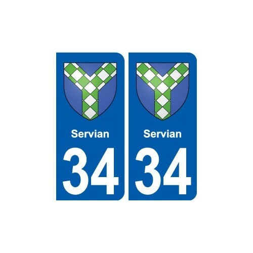 44 La Baule-Escoublac Blason Autocollant Plaque Stickers Ville - Angles