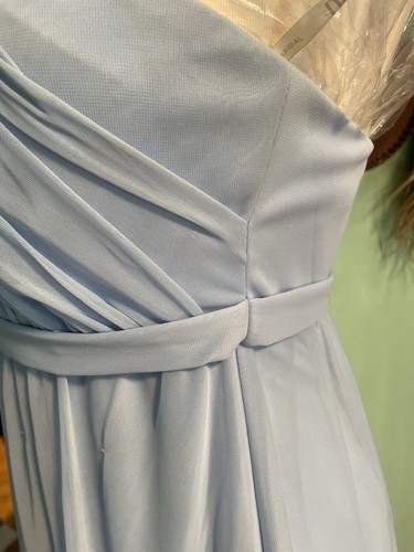 Davids Braut eisblau Cocktail Abend besondere Anlässe Brautjungfernkleid 10 - Bild 4 von 8