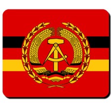Fahne Nationale Volksarmee Wappen NVA Ostdeutschland Abzeichen - Mauspad #9546