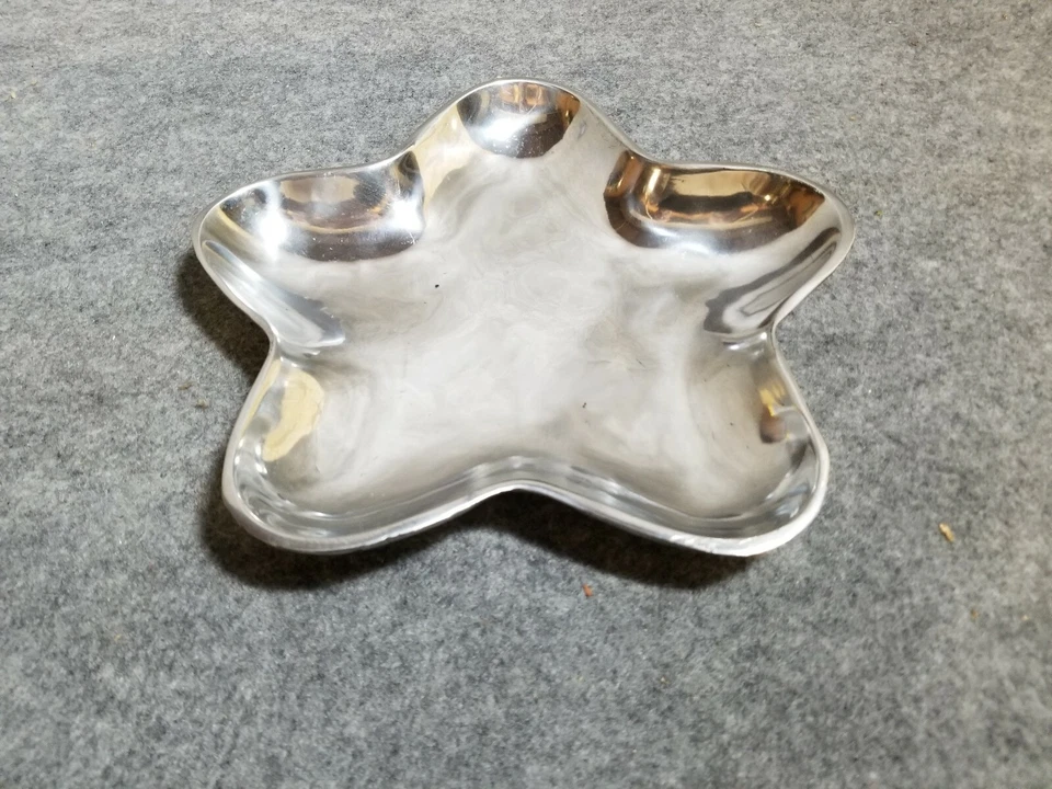 抛光铝星糖果盘,8 1/2 英寸 — 第 3/3 张图片