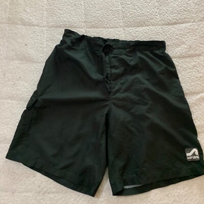 Surf Style Short Pants Board Shorts Black 2XL