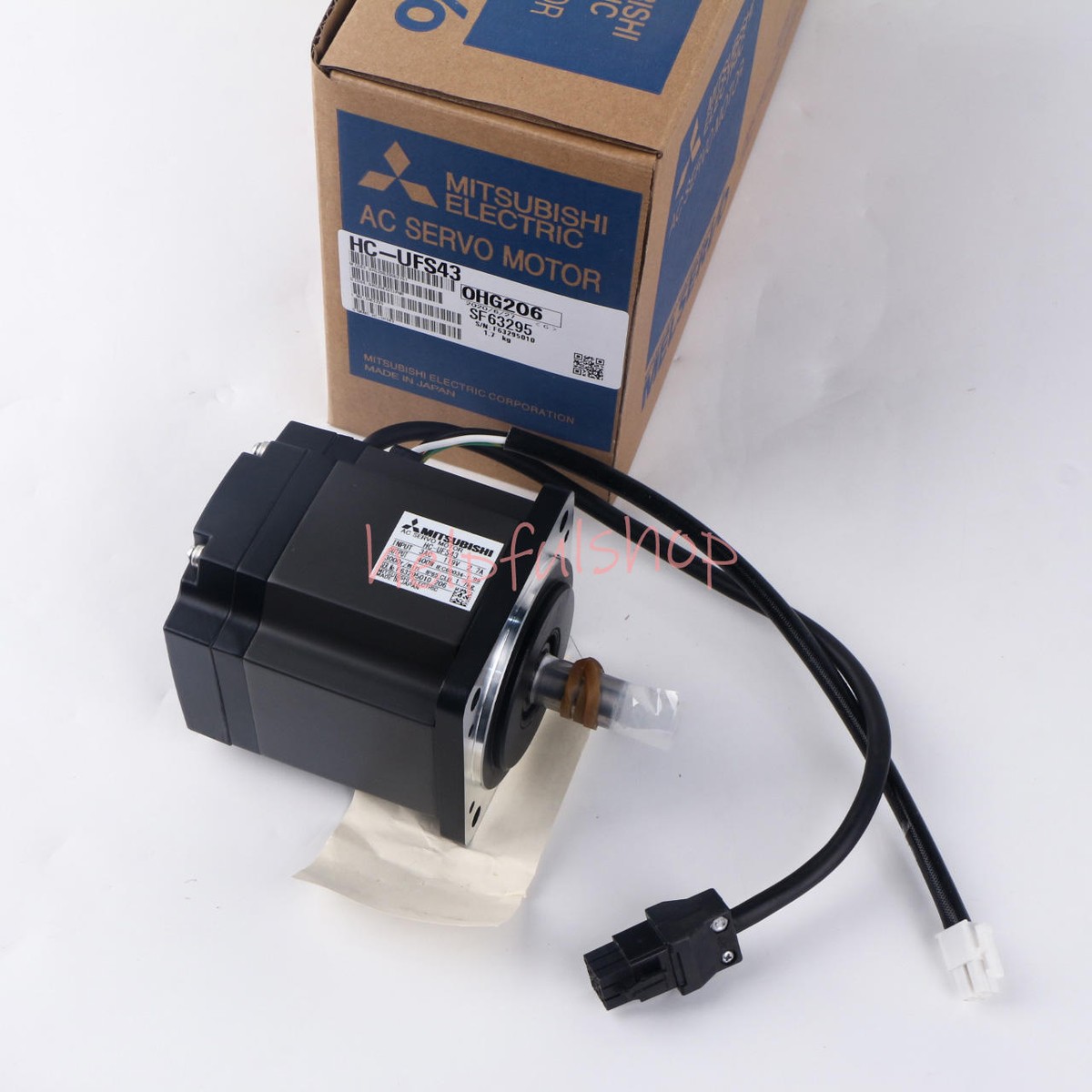 MITSUBISHI ELECTRIC ACサーボモーター HC-UFS43 三菱 ACサーボモータ HC-KFS43 (ケーブルが短い) | 保守部品.com