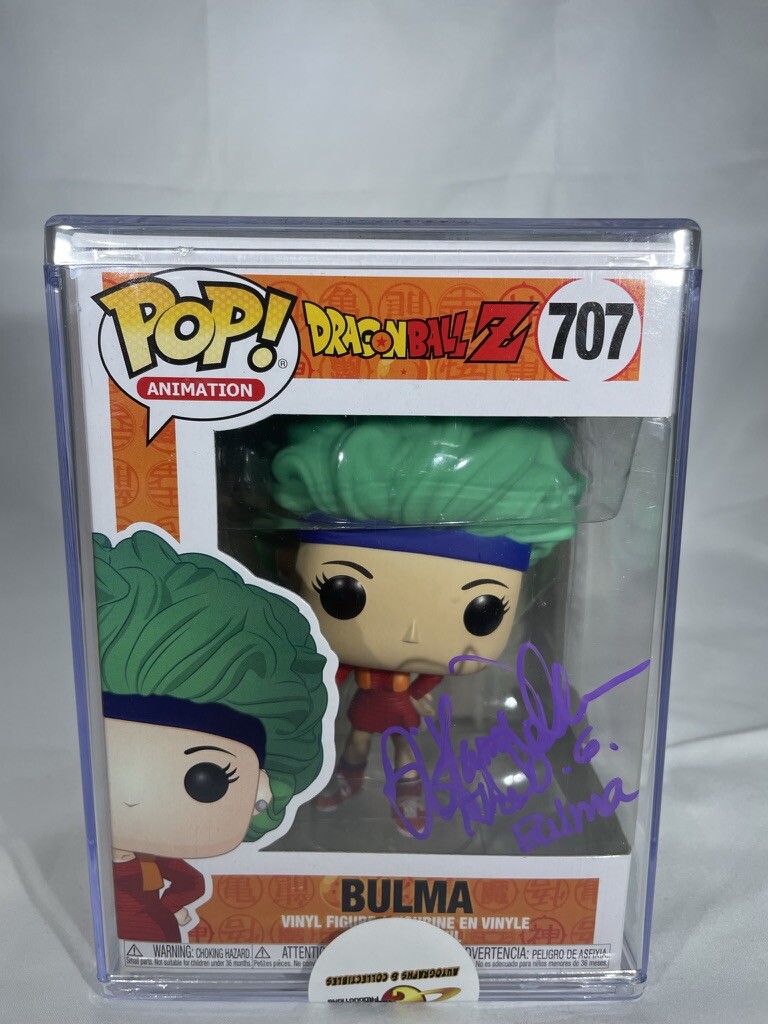 ドラゴンボールZ ブルマ フィギュア 707 FUNKO POP Dragon Ball Z - Tiffany Vollmer signed Bulma POP! Funko Vinyl #707