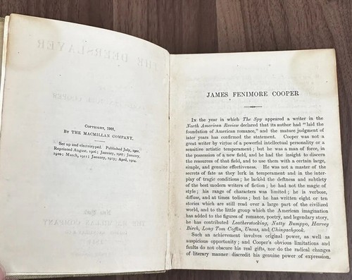 2 Macmillan Pocket American & English Classics Cooper’s Deerslayer Odyssey 1913 - Picture 7 of 16