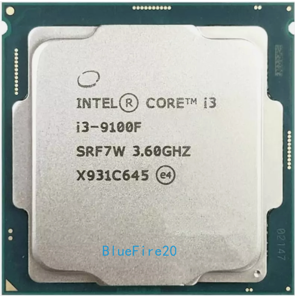 9Th Gen Intel Core i3-9100F LGA1151 CPU Processor Quad Core 3.6GHz