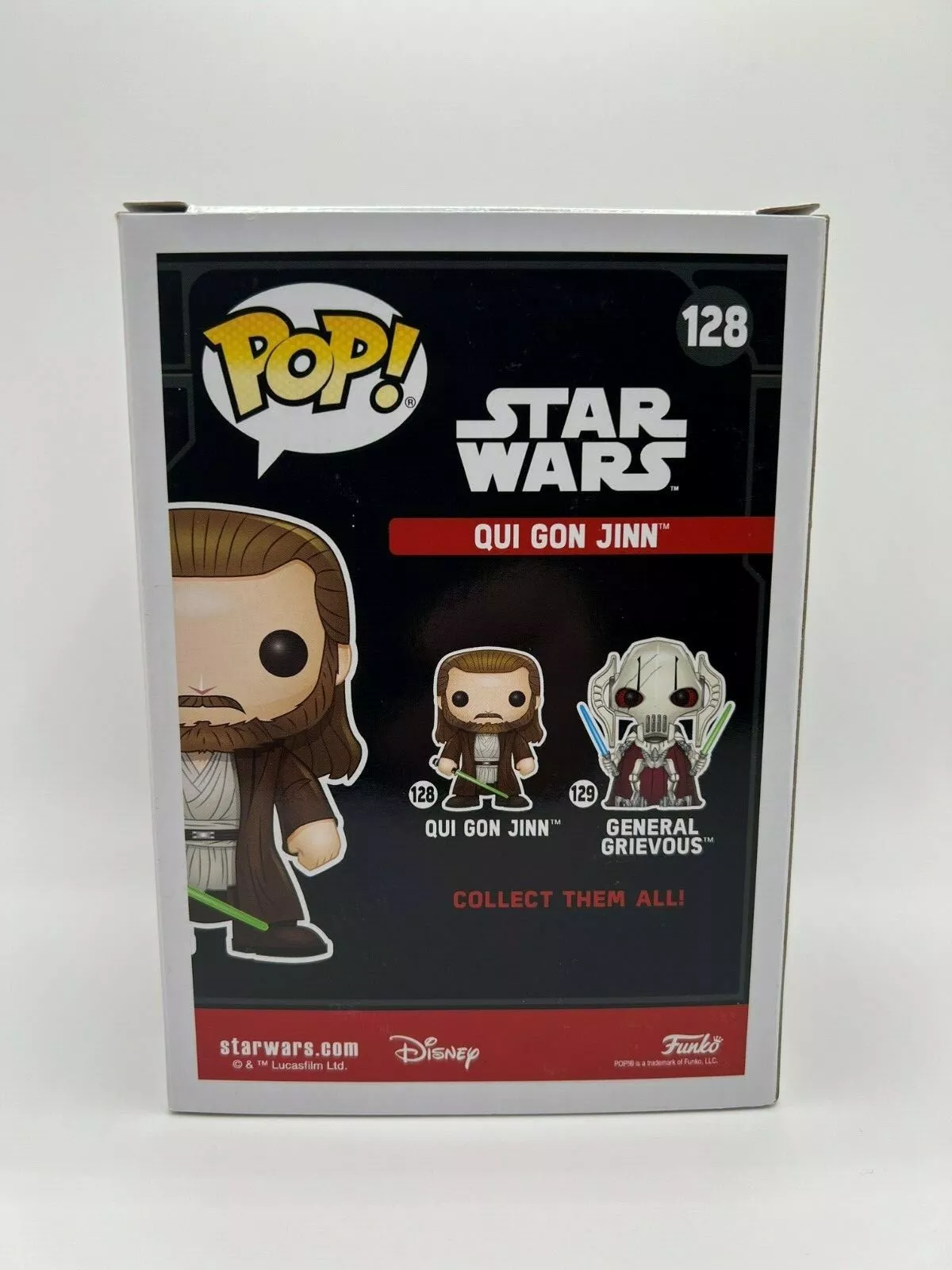 Funko POP! Star Wars #128 Qui-Gon Jinn (2016 NYCC Limited Funko POP! Star Wars #128 Qui-Gon Jinn (2016 NYCC Limited