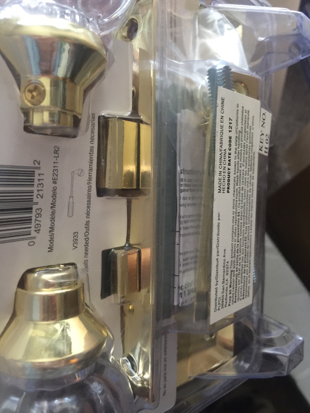 New Gatehouse Mortise Entry Lockset Brass And Glass Knobs eBay