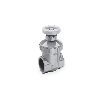 Valterra 6108X PVC Torventil, 3,8 Cm FPT X MPT, Weiß – Mit Torsicherung, Für Flüssigkeiten, Gase & Trockenmasse