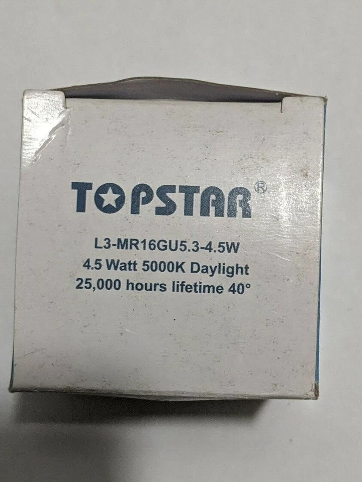 4.5W- 12V - 5000K (Daylight) - GU5.3 MR16 LED Light Bulb (6 Pack) - Image 4 of 4