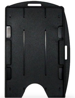 44.-Pack Rigid Card ID Holder, Double Sided, Horizontal & Vertical