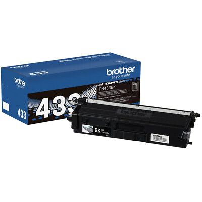 Brother TN433BK High Yield Black Toner for HL-L8260CDW DCP-L8410CDW MFC-L8900CDW