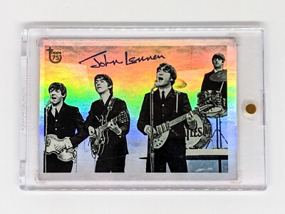 その他 The Beatles Topps 75th Anniversary #29 2013 Topps 75th Anniversary Rainbow Foil Refractor #29 Beatles | eBay
