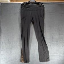Lululemon athletic leggings pants size 4 black  